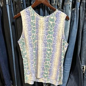 100% silk Equipment sleeveless blouse